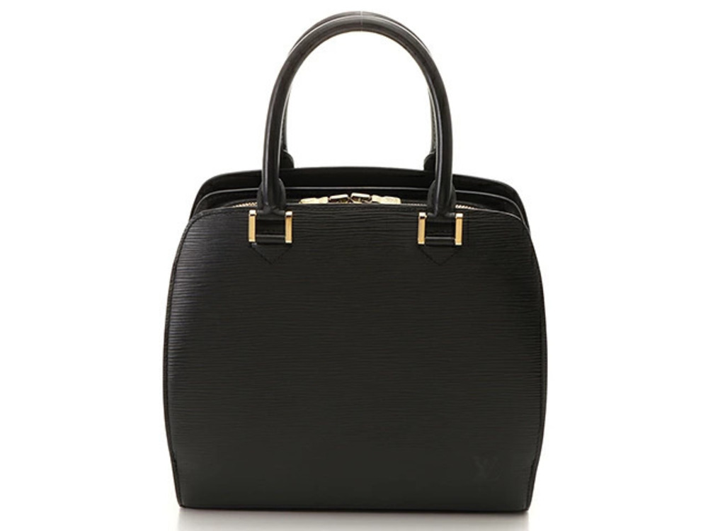 LOUIS VUITTON Pont Neuf Handbag Epi Leather Noir Black